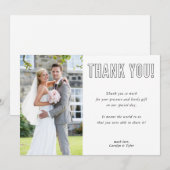 PHOTO MERCI moderne couple police urbaine (Devant / Derrière)