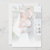 PHOTO MERCI moderne écriture manuscrite blanche (Dos)