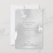 PHOTO MERCI moderne en gras type blanc (Dos)