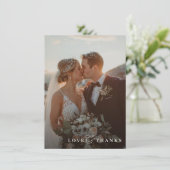 PHOTO MERCI moderne superposition élégante (Debout devant)