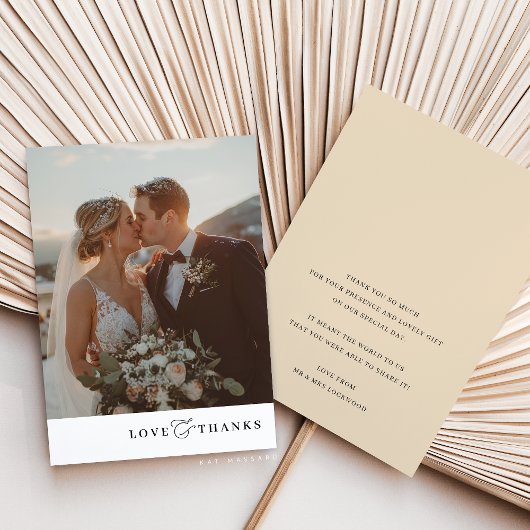 PHOTO MERCI photo moderne élégante