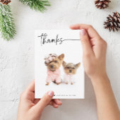 PHOTO MERCI script simple moderne