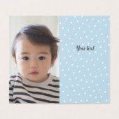 Photo Merci Winter Bleu pour l'anniversaire de l'e (Inside Unfolded)