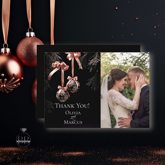 PHOTO MERCI | Winter Pink et Onyx Baubles