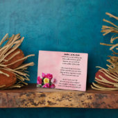 Photo Mère de la mariée - Plaque Rose (Côté)