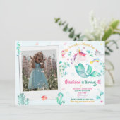 Photo mermicorn invitation anniversaire Girl Magic (Debout devant)