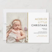 Photo Merrier Little Christmas Faire-part de naiss (Devant)