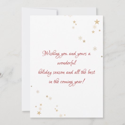 Photo Merry Christmas Beach Hearts (Achterkant)