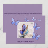 Photo Mignonne - Avec Un Grand Merci ! Carte de re (Devant / Derrière)