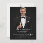 Photo milestone birthday invitation (Voorkant)