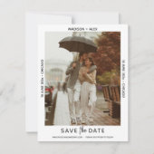 Photo miniature raffinée Enregistrer la carte Date (Devant)