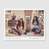 Photo minimale de Christma Modern Family Magnet Ca (Devant)