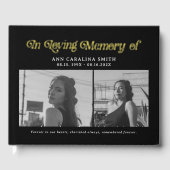 Photo Minimale Des Funérailles Rétro En Mémoire D' (Recto)