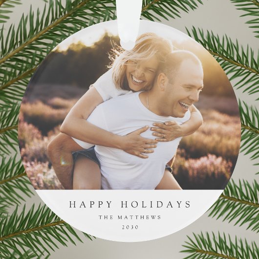 Photo minimale du couple Simple Elegant Christma