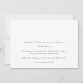 Photo Minimalist Elegant Typography Hello World (Achterkant)