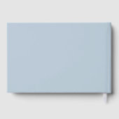Photo Minimaliste Bleu Romantique (Verso)