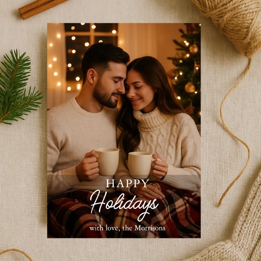 Photo minimaliste Bonne Carte de vacances