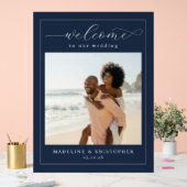 Photo minimaliste de la marine joyeuse (Mariage)