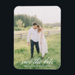 Photo minimaliste du Mariage Enregistrer la carte<br><div class="desc">Cette sauvegarde de la date présente la photo du couple pour informer vos amis et votre famille de votre date de mariage!</div>