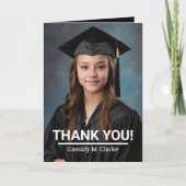 Photo minimaliste Merci de 8e année (Devant)