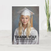 Photo minimaliste Merci de 8e année (Devant)