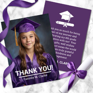 Photo minimaliste Merci de 8e année