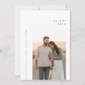 Photo minimaliste Sauvegarder la carte d'annonce d (Devant)