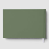 Photo minimaliste vert olive joyeux (Verso)