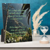 Photo Miracle de l'amitié Poem Plaque (Côté)