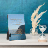 Photo Miracle de l'amitié Poem Plaque (Côté)