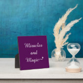Photo Miracles et Plaque magique (Insitu)