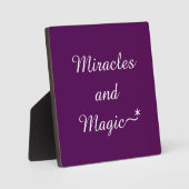 Photo Miracles et Plaque magique (Recto)
