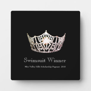 Photo Miss America Silver Crown Swimsuit Winner Plaque