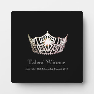 Photo Miss America Silver Crown Talent Winner Plaque