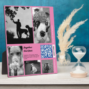 Photo Modèle de plaque pour chiots à vendre