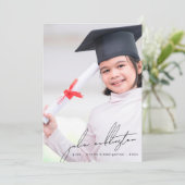 Photo Modèle unique Carte de Graduation du jardin (Debout devant)