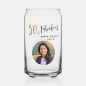 Photo moderne 50 et fabuleuse 50e anniversaire (Verso)