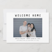 Photo moderne Accueil Faire-part d'adoption (Devant)