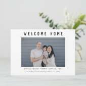 Photo moderne Accueil Faire-part d'adoption (Debout devant)