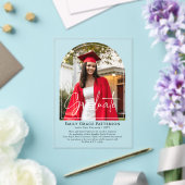 Photo Moderne Arch Script Graduation Faire-part (Insitu (Mariage))
