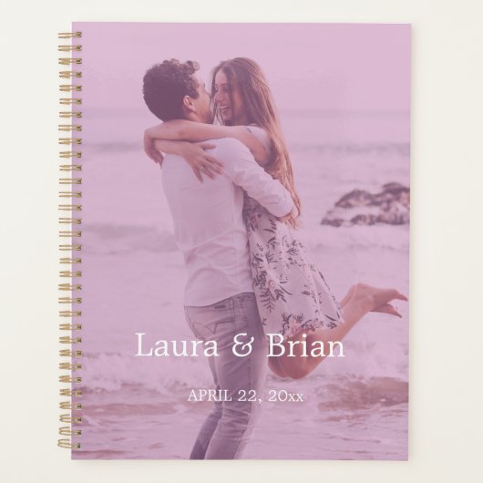 Photo moderne avec filtre rose, Wedding planner (Devant)