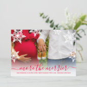 Photo moderne Carte de Faire-part de grossesse de (Debout devant)