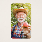 Photo moderne Carte de prière commémorative simple (Devant)