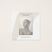 Photo moderne Carte de Soin pour Bijoux Artisanaux (Devant)