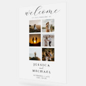 Photo moderne Collage Elégant Mariage Bienvenue (Angle)