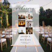 Photo moderne Collage Elégant Mariage Bienvenue