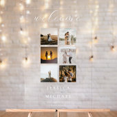 Photo moderne Collage Elégant Mariage Bienvenue