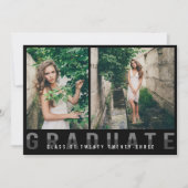 Photo moderne Collage Faire-part de graduation Noi (Devant)