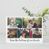 Photo moderne Collage Mariage Merci (Debout devant)