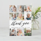 Photo moderne Collage Merci funéraire (Debout devant)